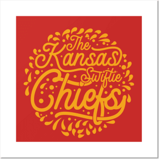 The Kansas Swiftie Chiefs v6 Posters and Art